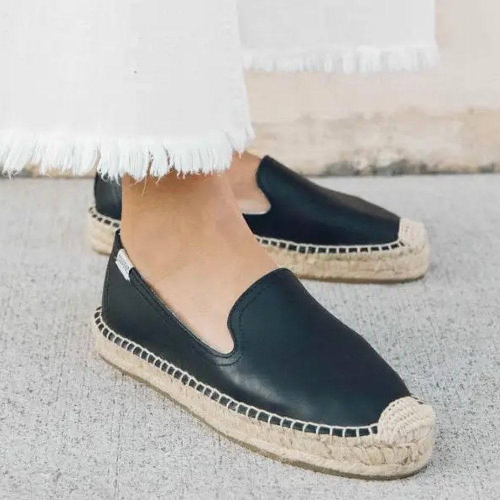 Soludos leather espadrilles